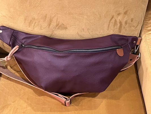 Purple bum bag
